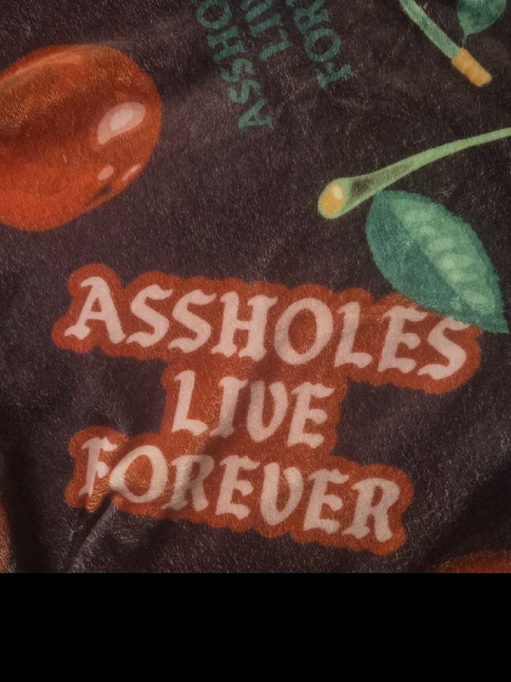 ✨️RARE✨️🍒🍒 Cherry Print Throw Blanket🍒🍒